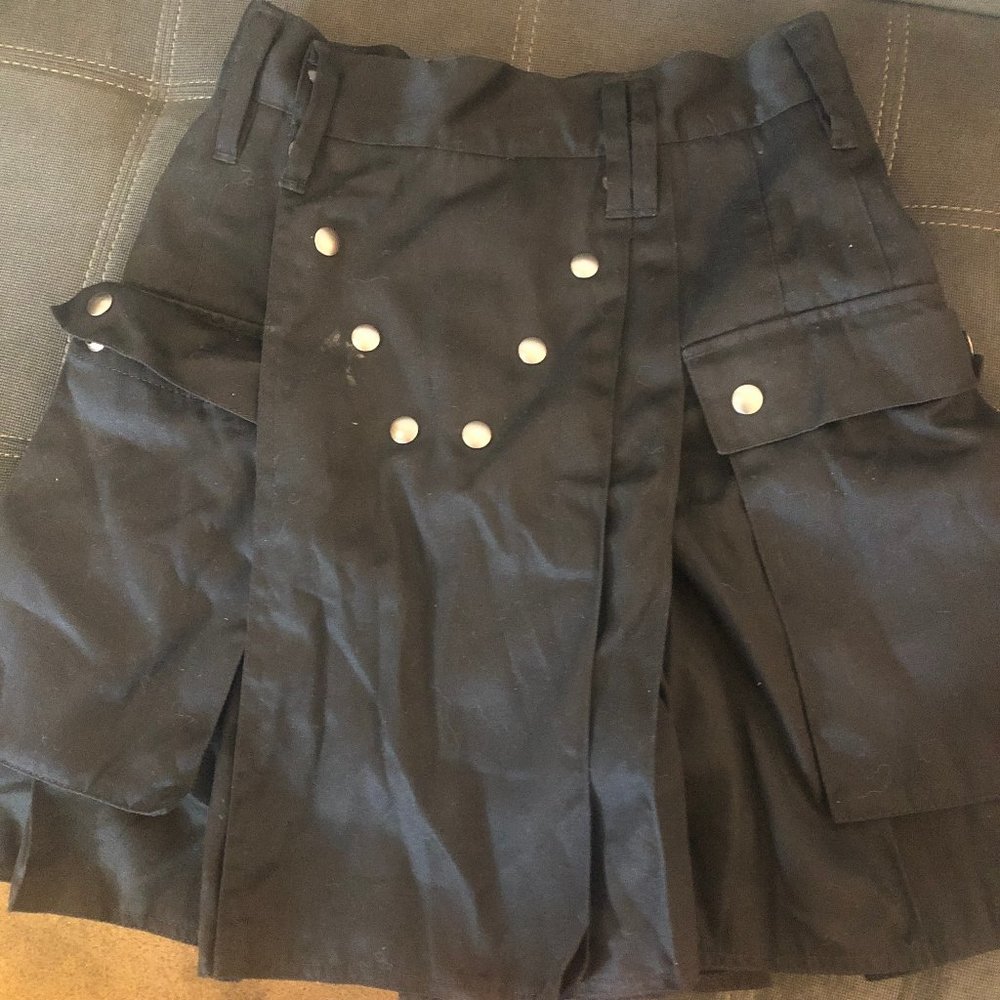 Black Utilikilt, Size 34
